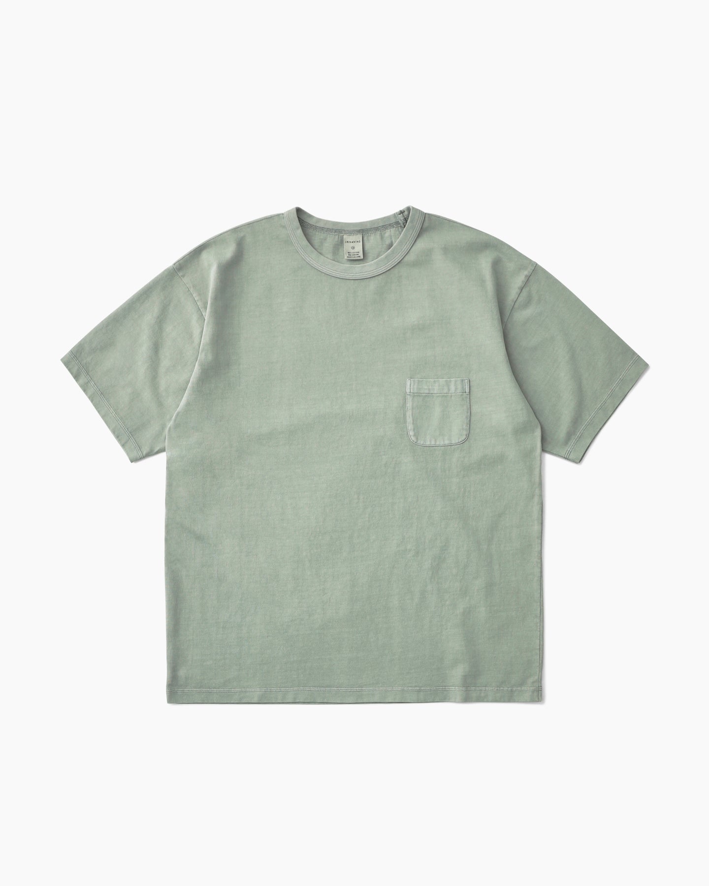 Khakis - Overdyed Pocket Tee (Grey) product image 1 | TRAB K-Fashion Australia