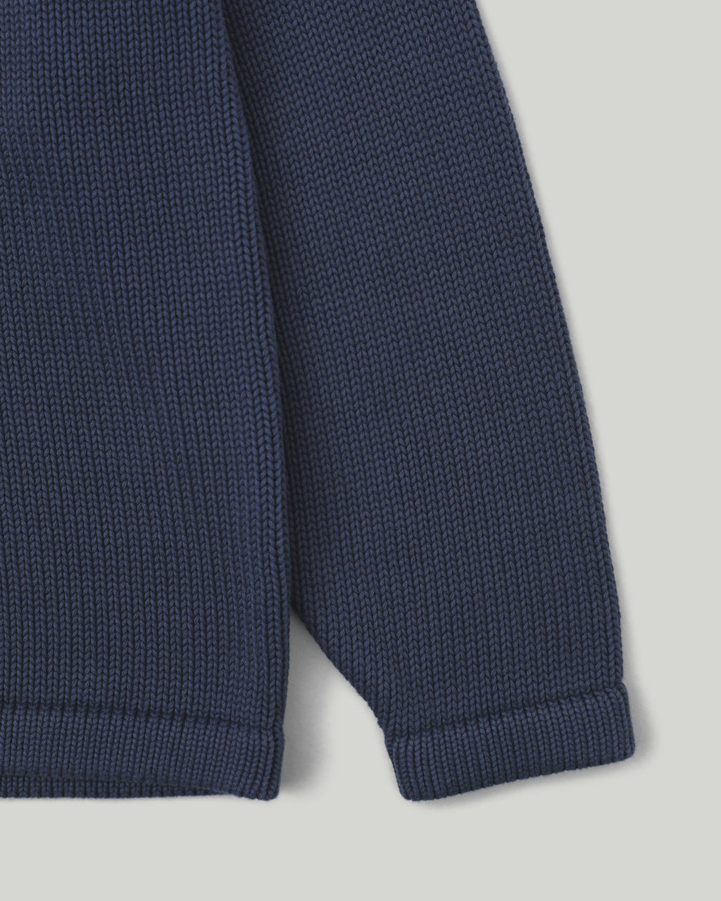 Khakis - Overdyed Roll Neck Sweater (Navy) product image 3 | TRAB K-Fashion Australia