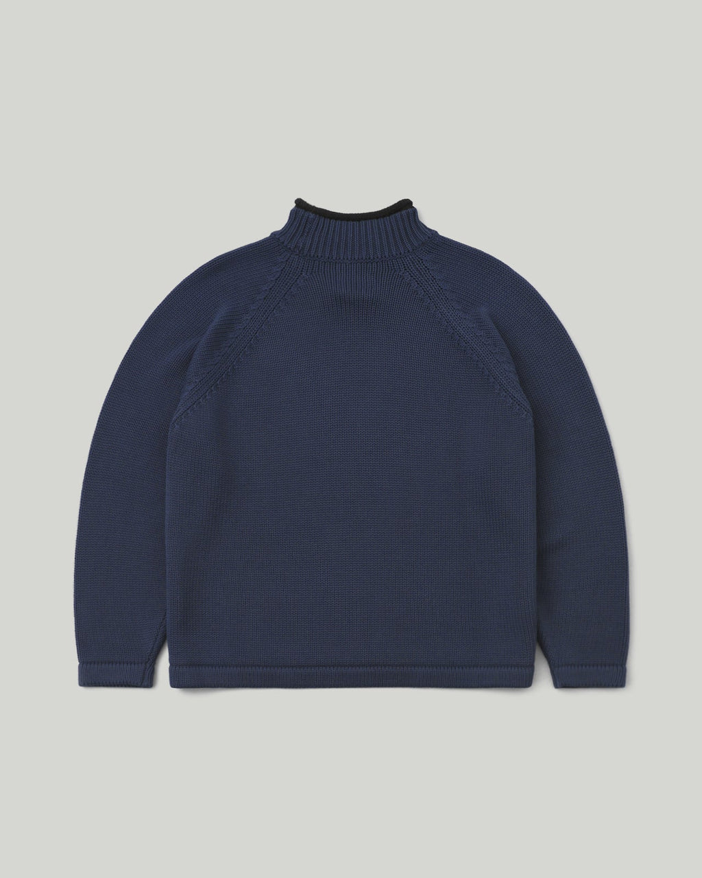 Khakis - Overdyed Roll Neck Sweater (Navy) product image 4 | TRAB K-Fashion Australia