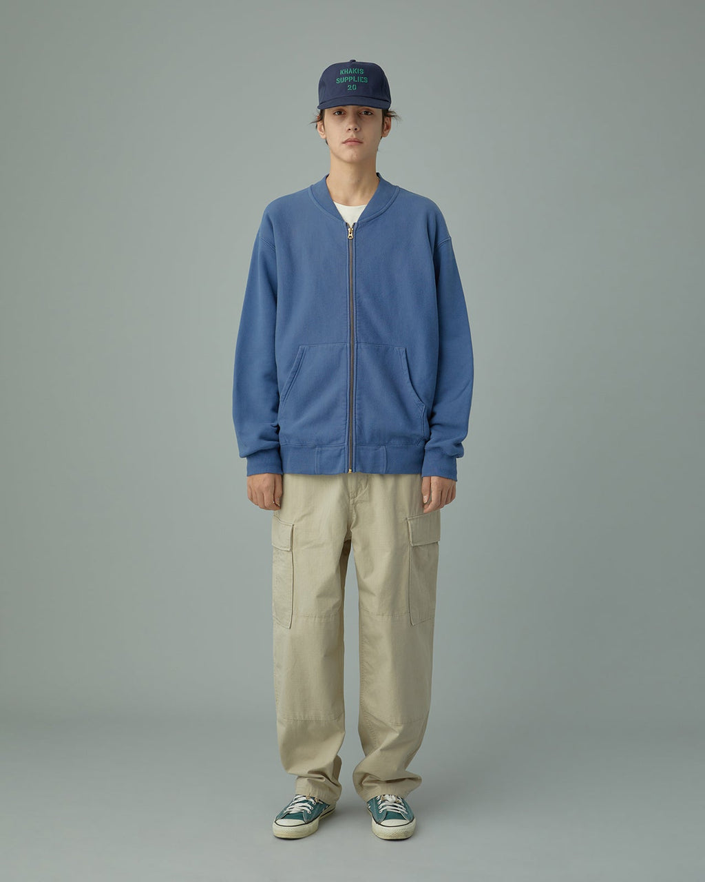 Khakis - Overdyed Track Jacket Light (Navy) product image 6 | TRAB K-Fashion Australia