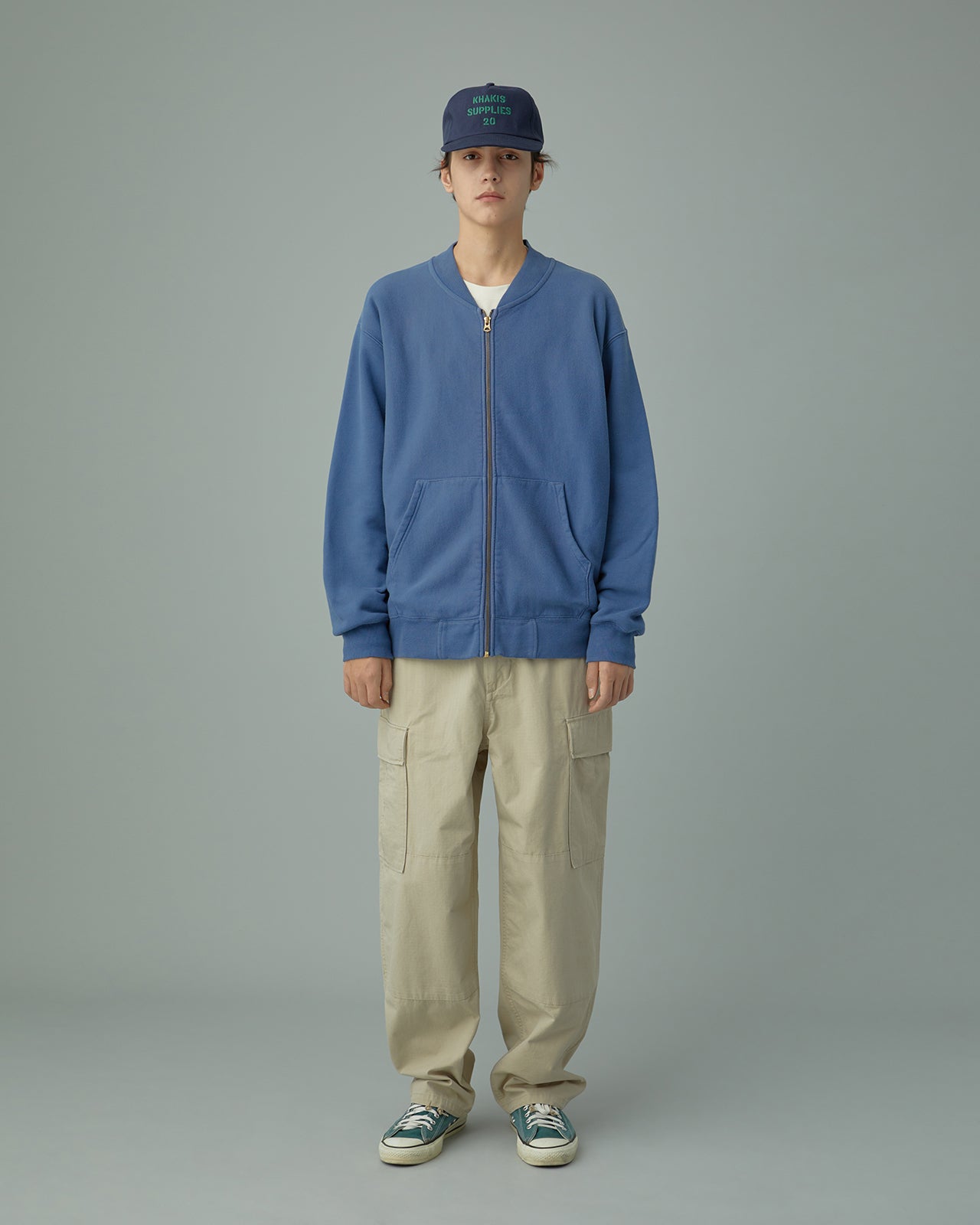 Khakis - Overdyed Track Jacket Light (Navy) product image 6 | TRAB K-Fashion Australia