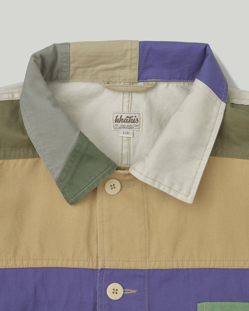 Khakis - Patch Work Jacket (Multi) product image 2 | TRAB K-Fashion Australia