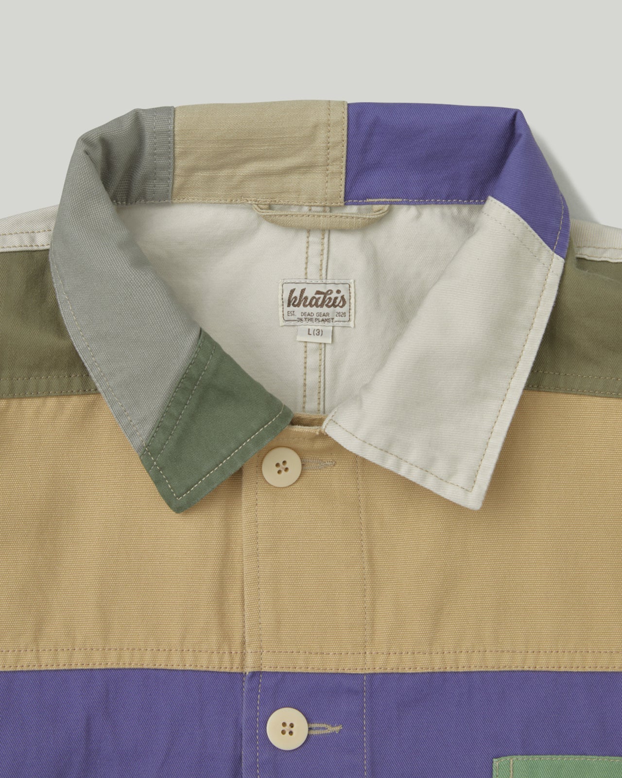 Khakis - Patch Work Jacket (Multi) product image 2 | TRAB K-Fashion Australia