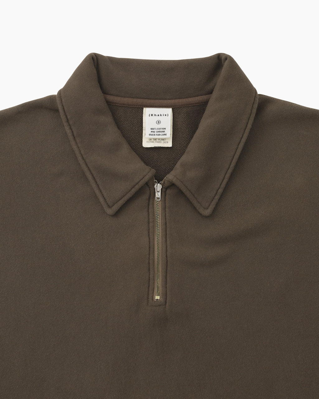 Khakis - Quarter Zip Pullover (Brown) product image 2 | TRAB K-Fashion Australia