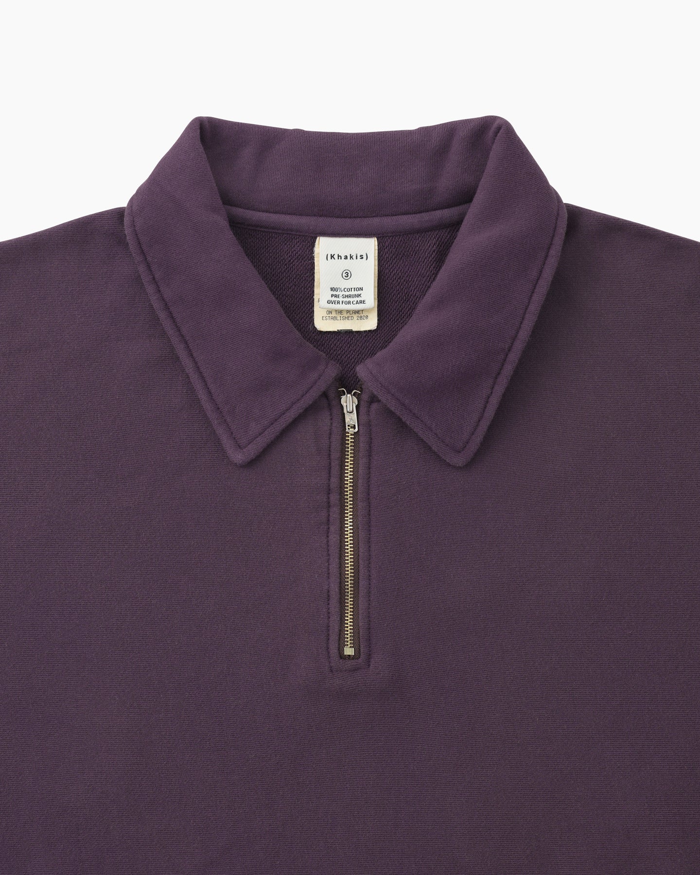 Khakis - Quarter Zip Pullover (Purple) product image 2 | TRAB K-Fashion Australia