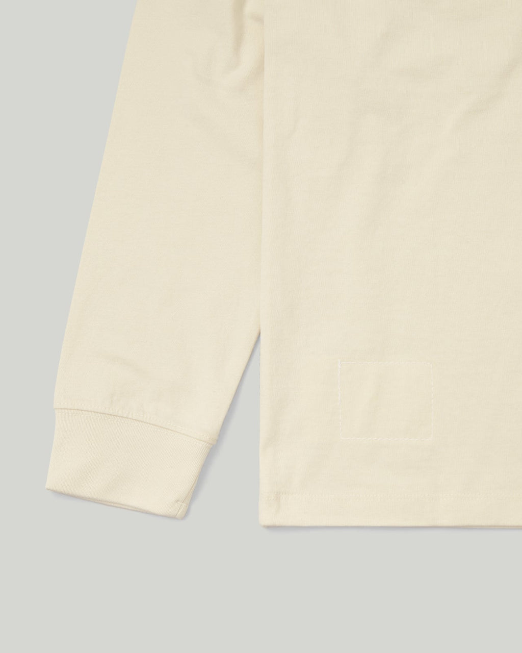 Khakis - Recycle Cotton L/S Tee (Ivory) product image 3 | TRAB K-Fashion Australia