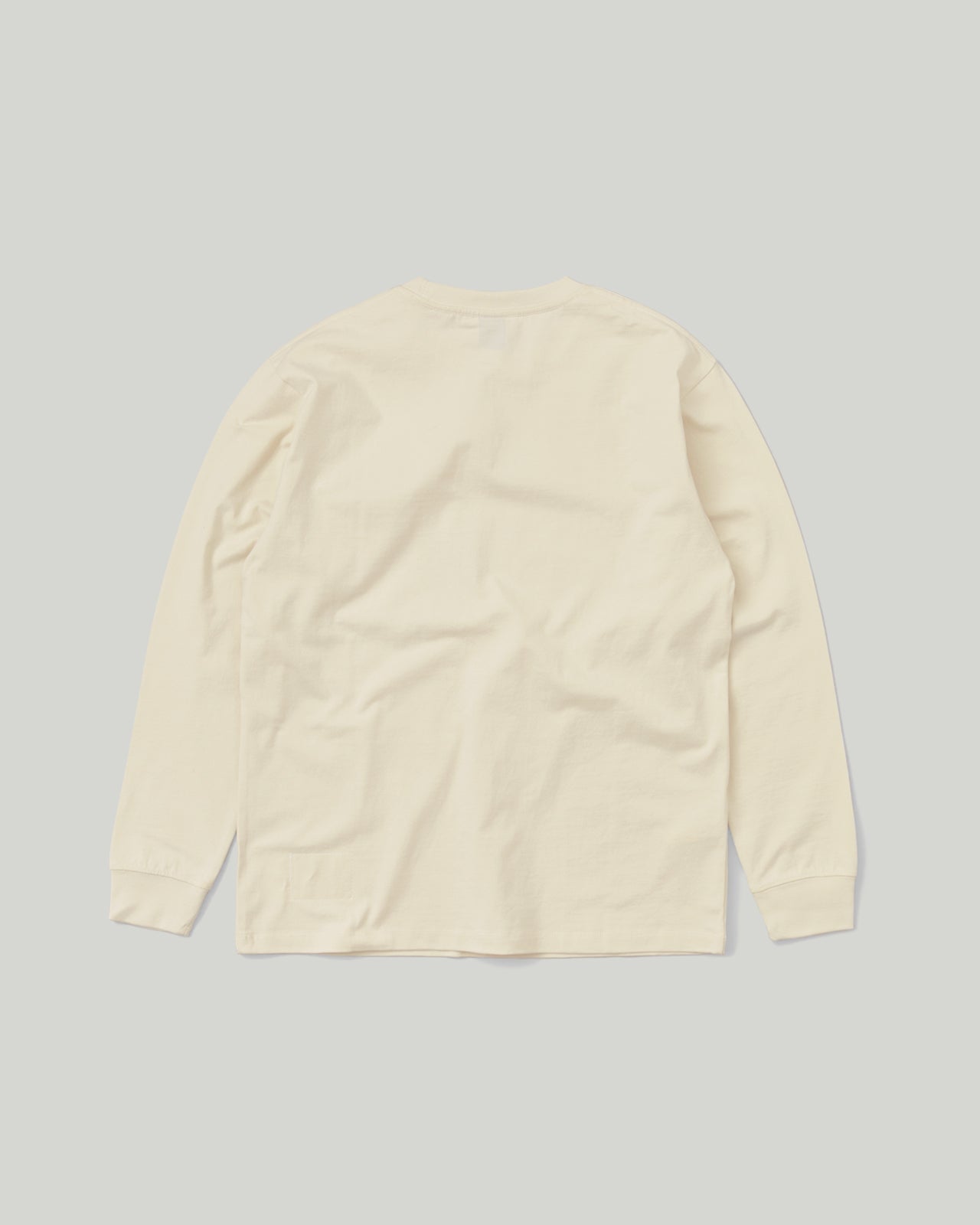 Khakis - Recycle Cotton L/S Tee (Ivory) product image 6 | TRAB K-Fashion Australia