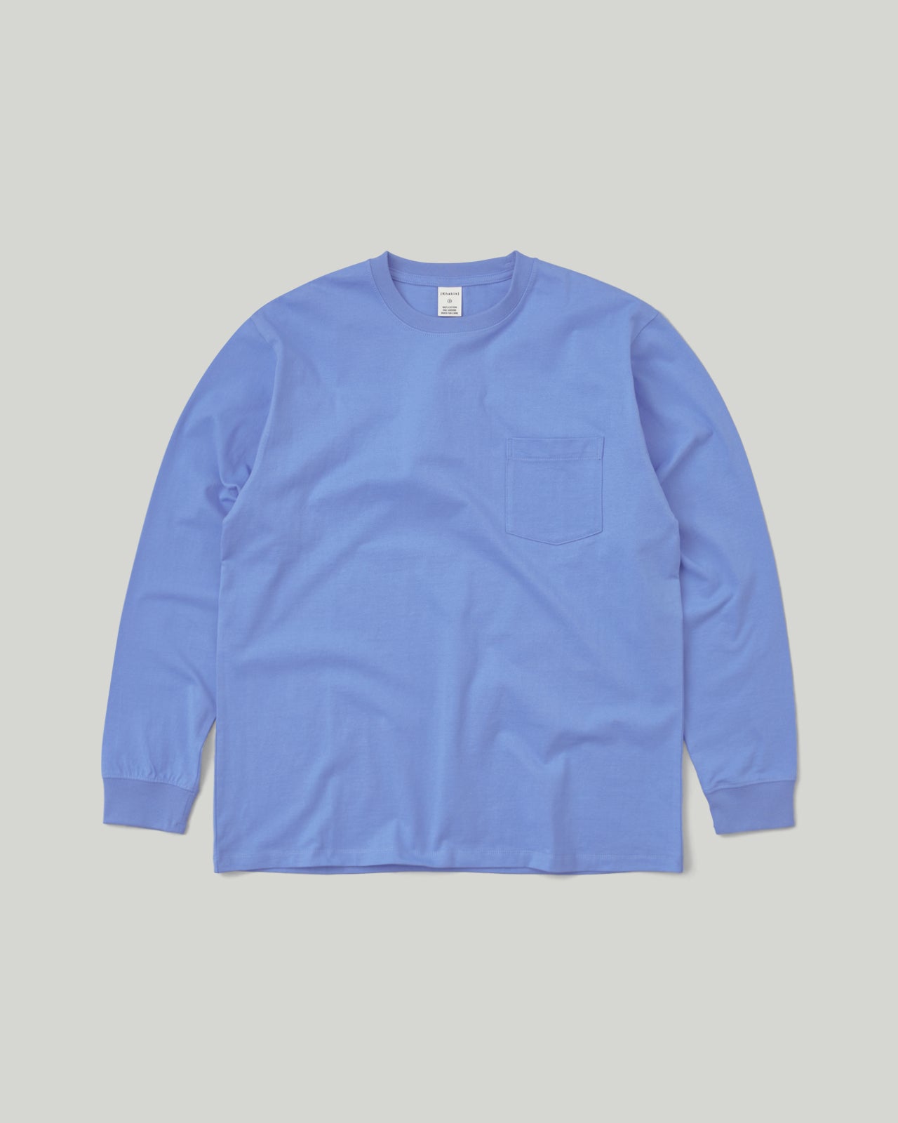 Khakis - Recycle Cotton L/S Tee (Light Blue) product image 1 | TRAB K-Fashion Australia