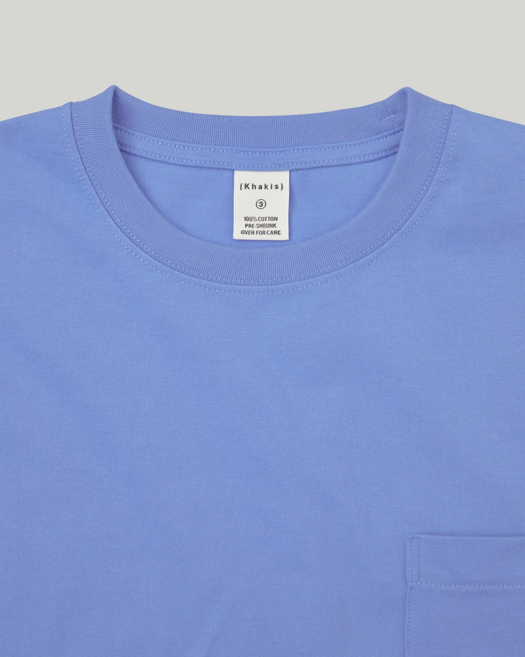 Khakis - Recycle Cotton L/S Tee (Light Blue) product image 2 | TRAB K-Fashion Australia