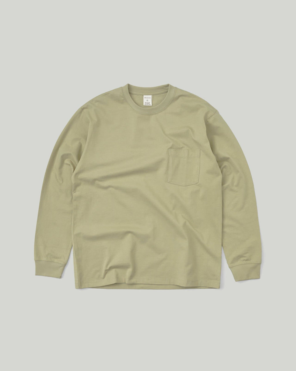 Khakis - Recycle Cotton L/S Tee (Light Green) product image 1 | TRAB K-Fashion Australia