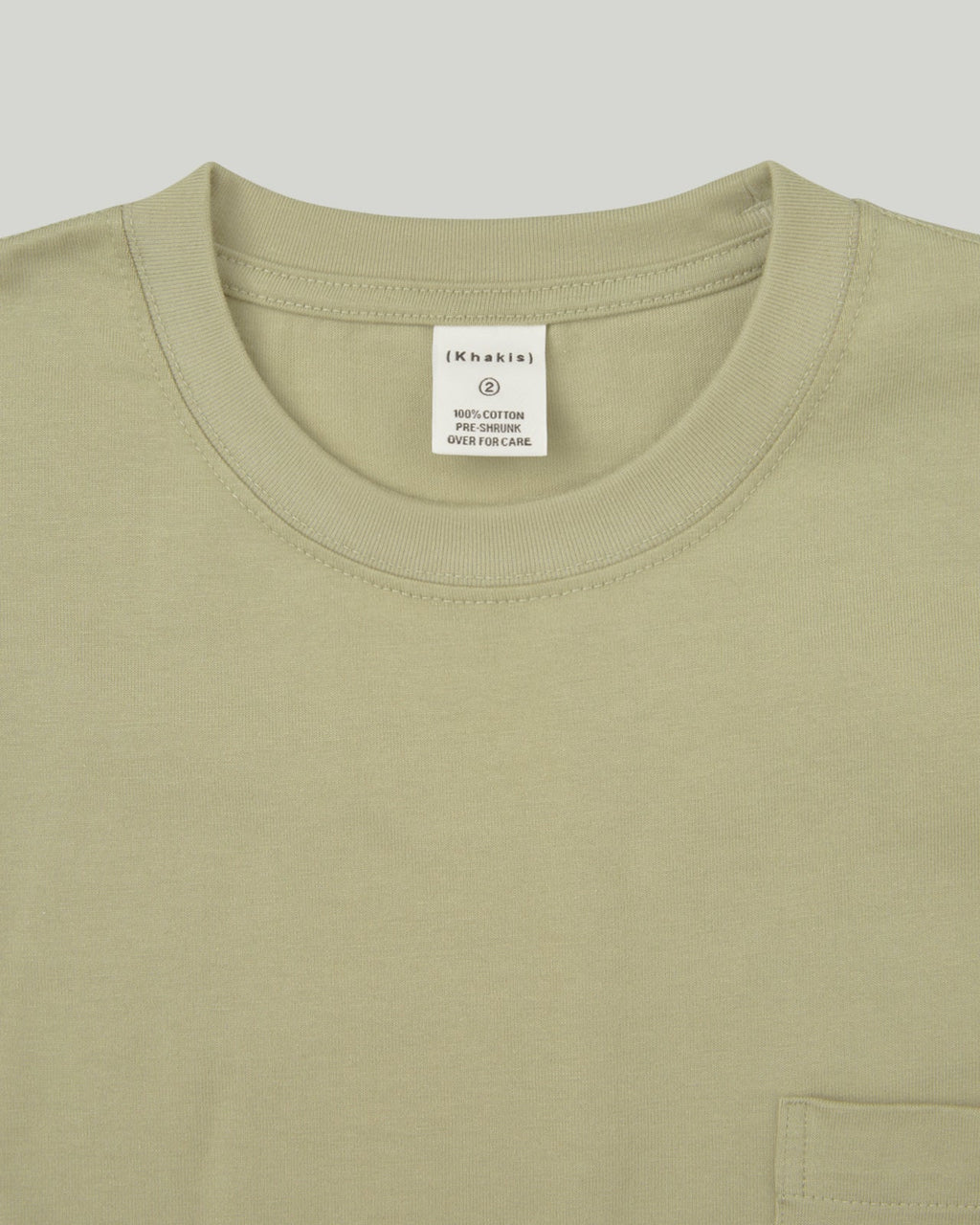 Khakis - Recycle Cotton L/S Tee (Light Green) product image 2 | TRAB K-Fashion Australia