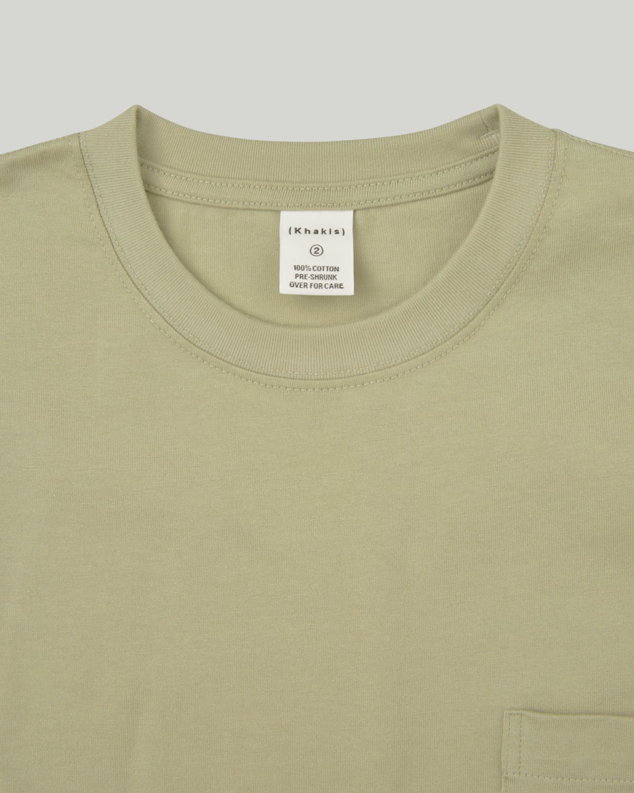Khakis - Recycle Cotton L/S Tee (Light Green) product image 2 | TRAB K-Fashion Australia