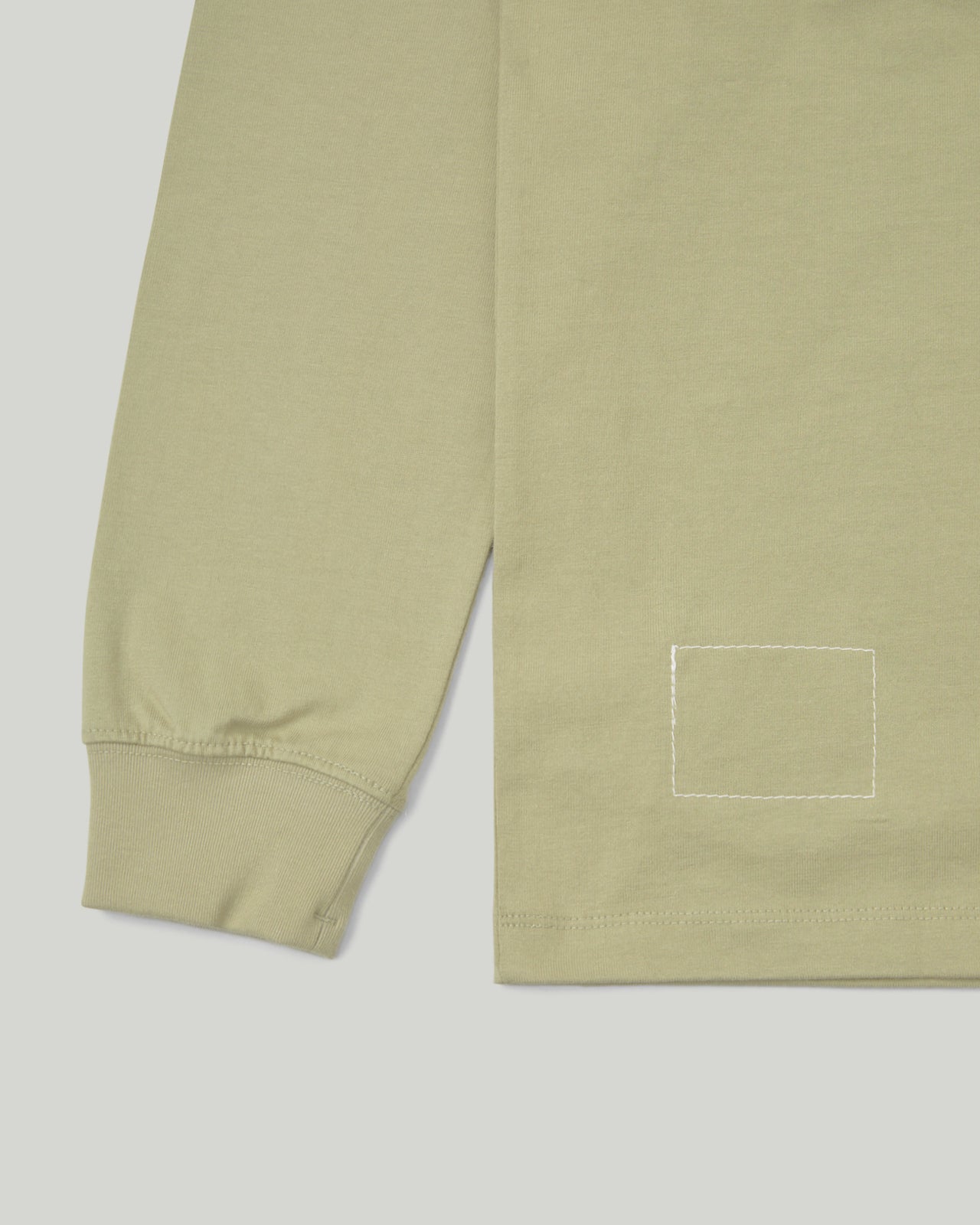 Khakis - Recycle Cotton L/S Tee (Light Green) product image 3 | TRAB K-Fashion Australia