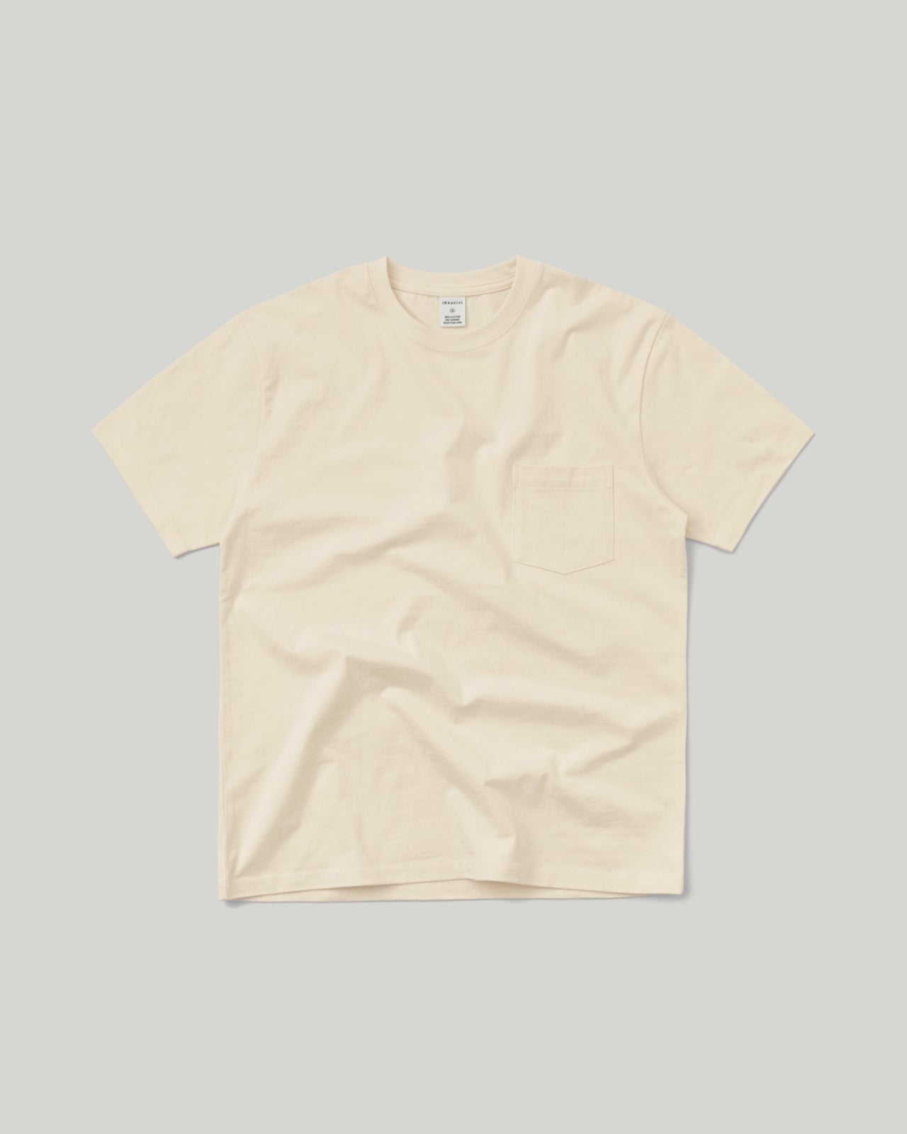 Khakis - Recycle Cotton S/S Tee (Ivory) product image 1 | TRAB K-Fashion Australia