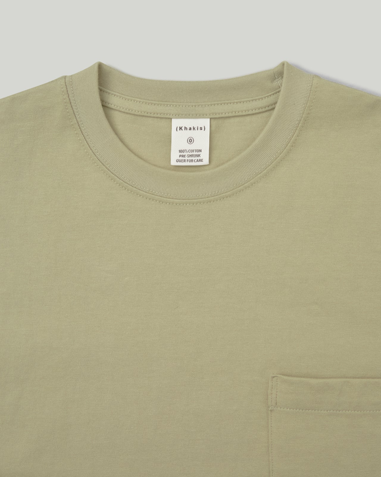 Khakis - Recycle Cotton S/S Tee (Light Green) product image 2 | TRAB K-Fashion Australia