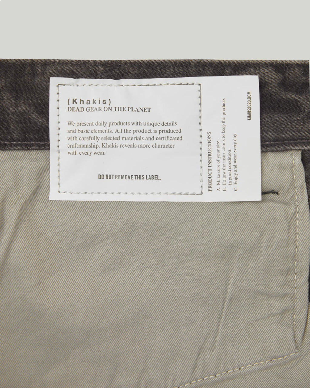 Khakis - Stock 5p Jean Short (Grey) product image 4 | TRAB K-Fashion Australia