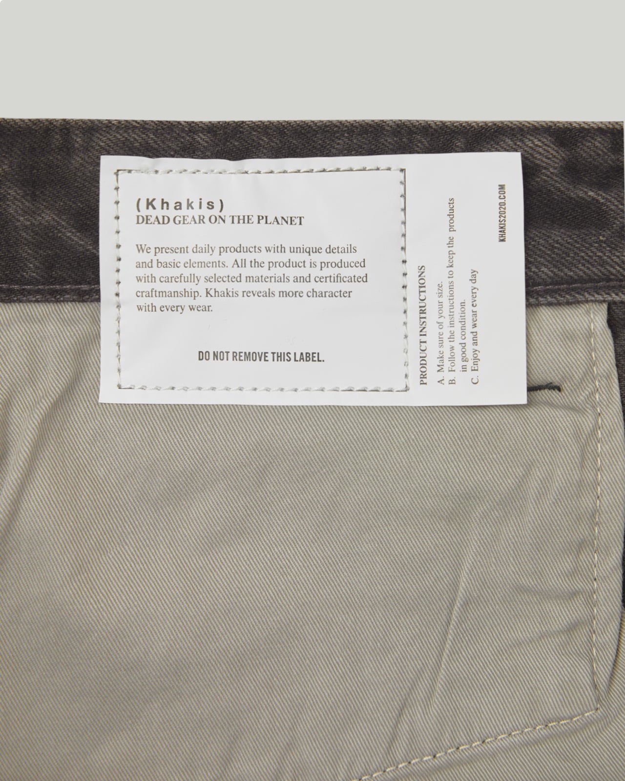 Khakis - Stock 5p Jean Short (Grey) product image 4 | TRAB K-Fashion Australia
