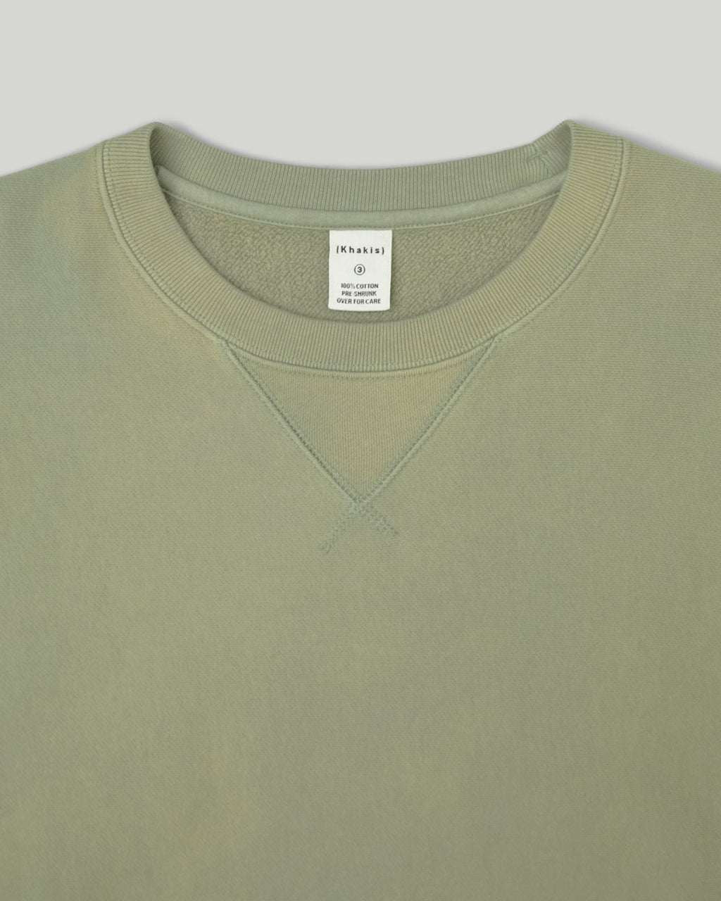 Khakis - Sun Faded Stock Crewneck (Sage) product image 2 | TRAB K-Fashion Australia