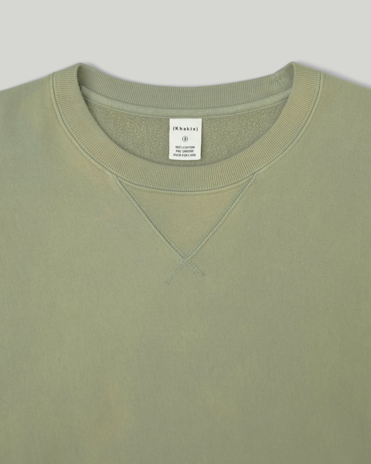 Khakis - Sun Faded Stock Crewneck (Sage) product image 2 | TRAB K-Fashion Australia