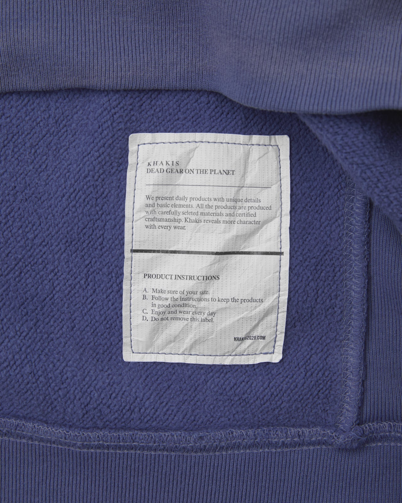 Khakis - Sun Faded Stock Hoodie (Faded Navy) product image 4 | TRAB K-Fashion Australia