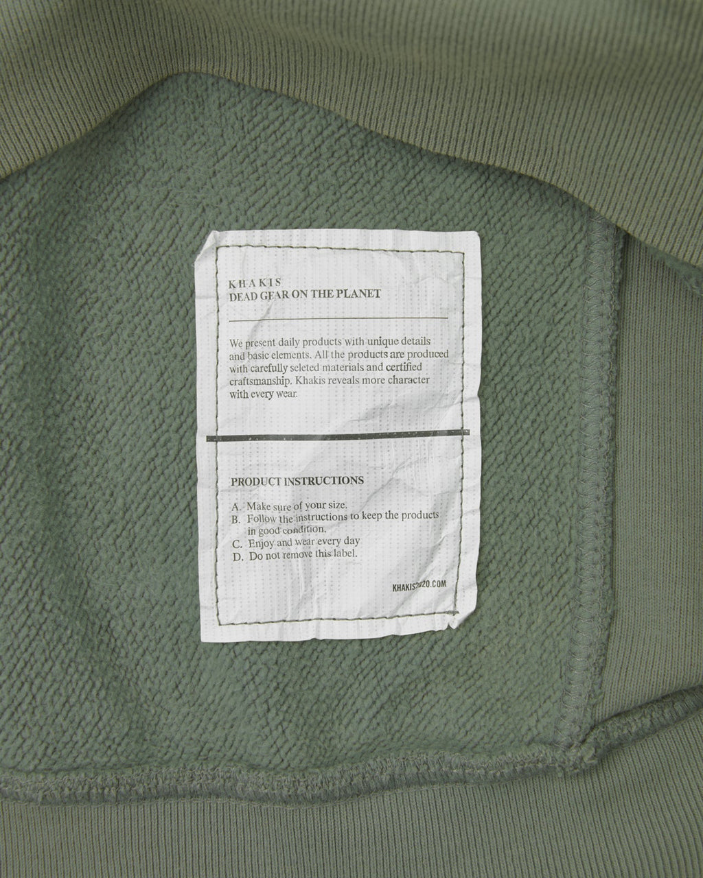 Khakis - Sun Faded Stock Hoodie (Grey) product image 4 | TRAB K-Fashion Australia