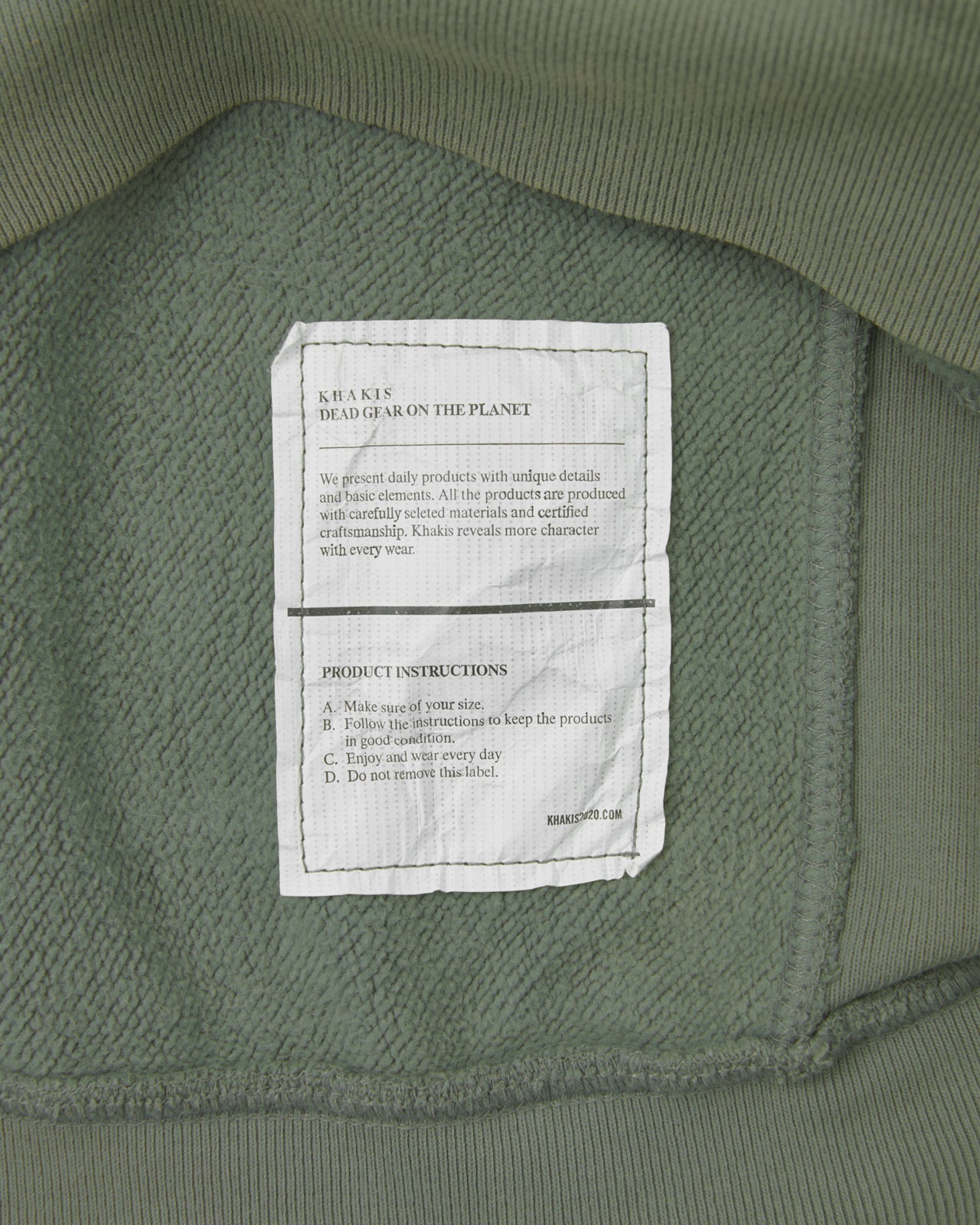 Khakis - Sun Faded Stock Hoodie (Grey) product image 4 | TRAB K-Fashion Australia