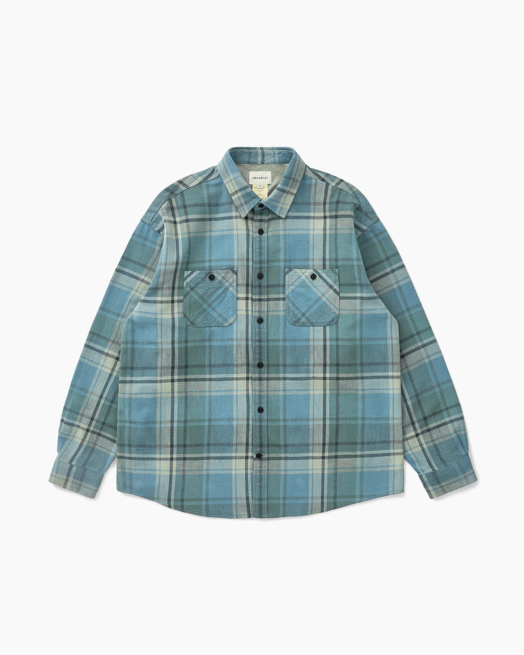 Khakis - Trucker Plaid Shirt (Deep Blue) product image 1 | TRAB K-Fashion Australia