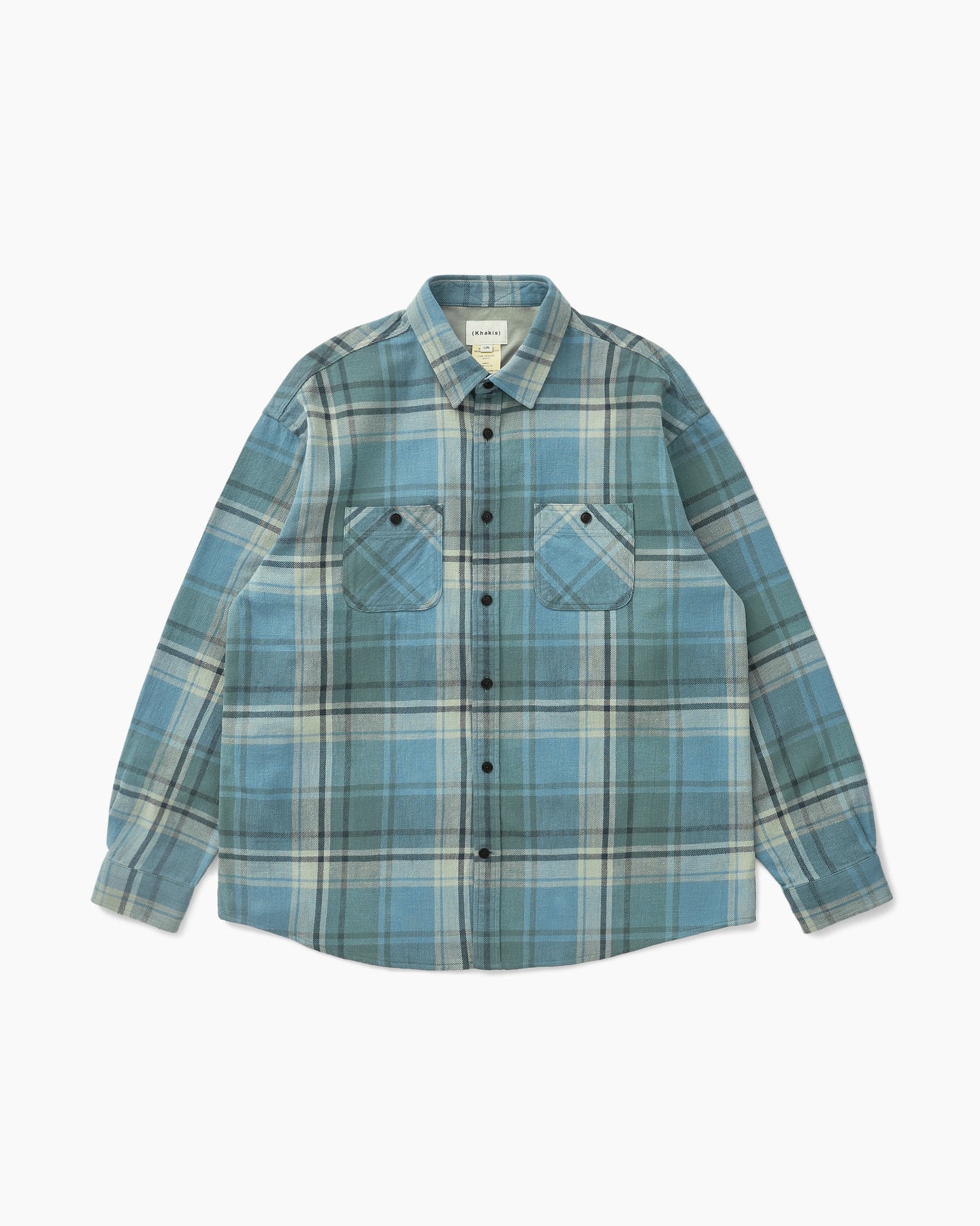 Khakis - Trucker Plaid Shirt (Deep Blue) product image 1 | TRAB K-Fashion Australia