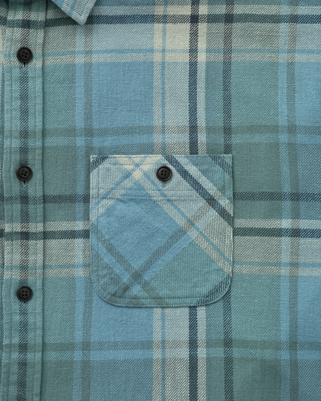 Khakis - Trucker Plaid Shirt (Deep Blue) product image 3 | TRAB K-Fashion Australia