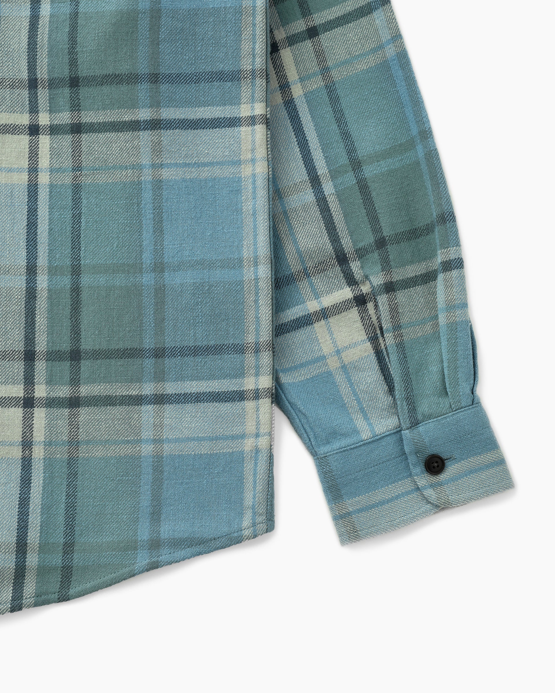 Khakis - Trucker Plaid Shirt (Deep Blue) product image 4 | TRAB K-Fashion Australia