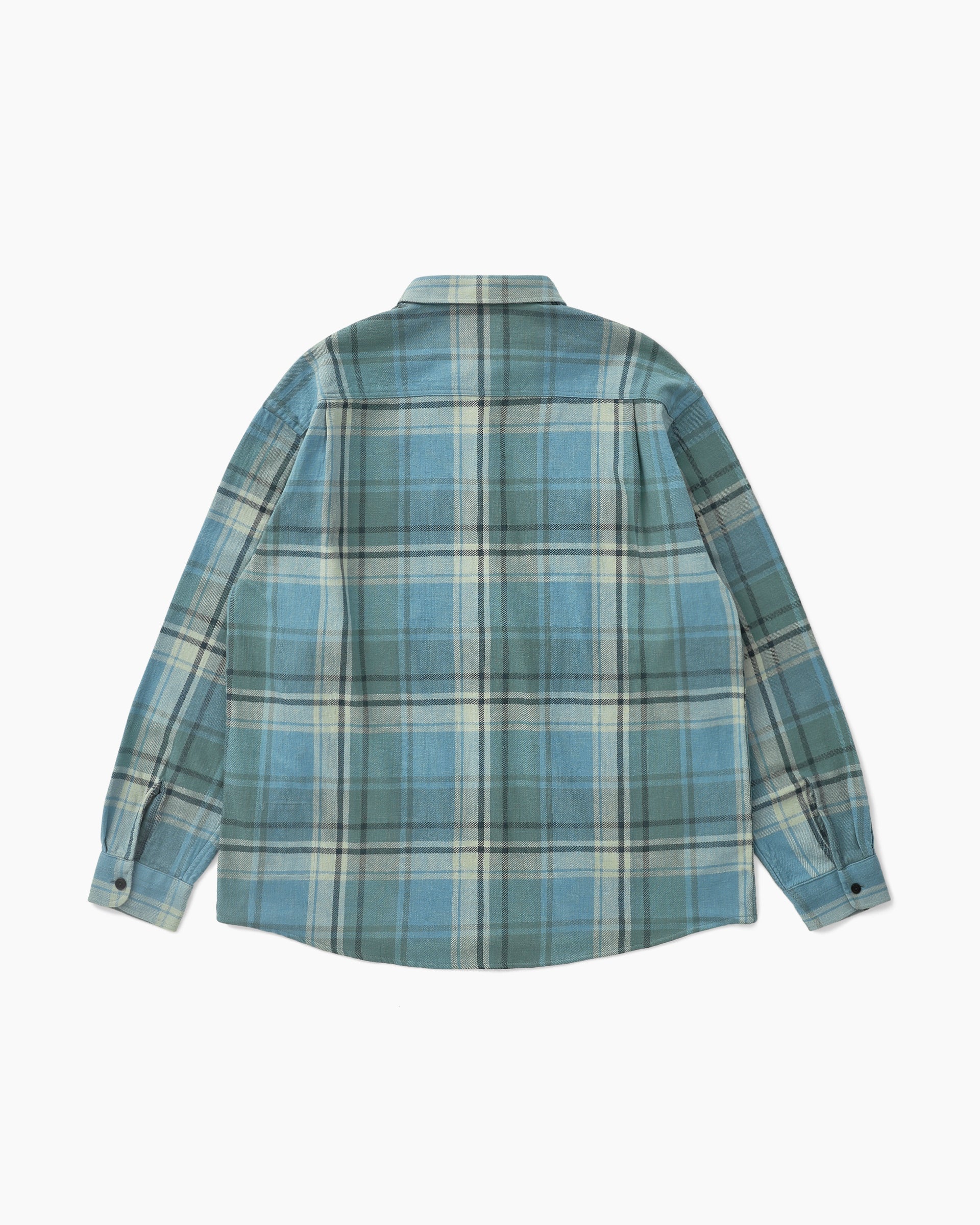Khakis - Trucker Plaid Shirt (Deep Blue) product image 5 | TRAB K-Fashion Australia
