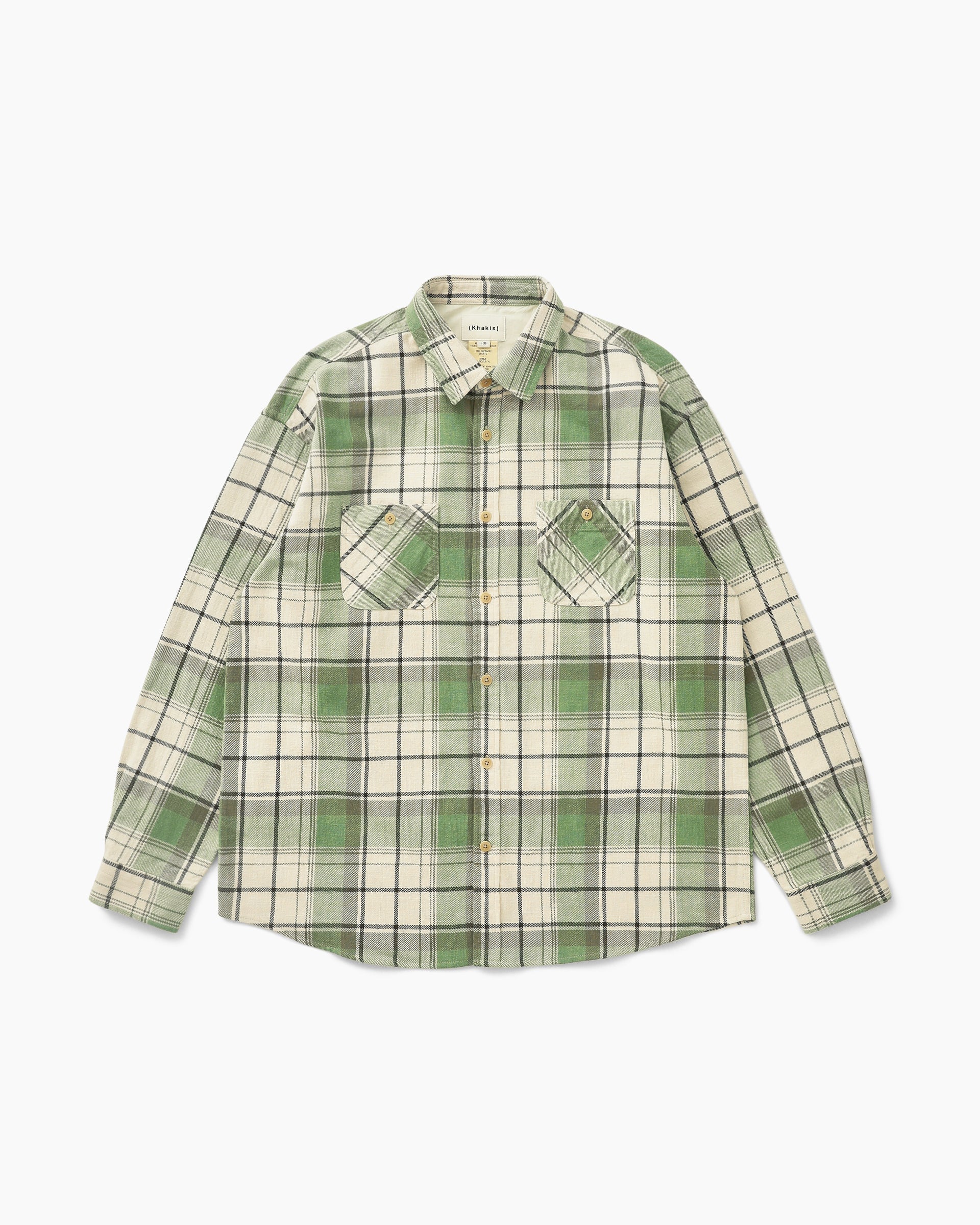 Khakis - Trucker Plaid Shirt (Grass) product image 1 | TRAB K-Fashion Australia