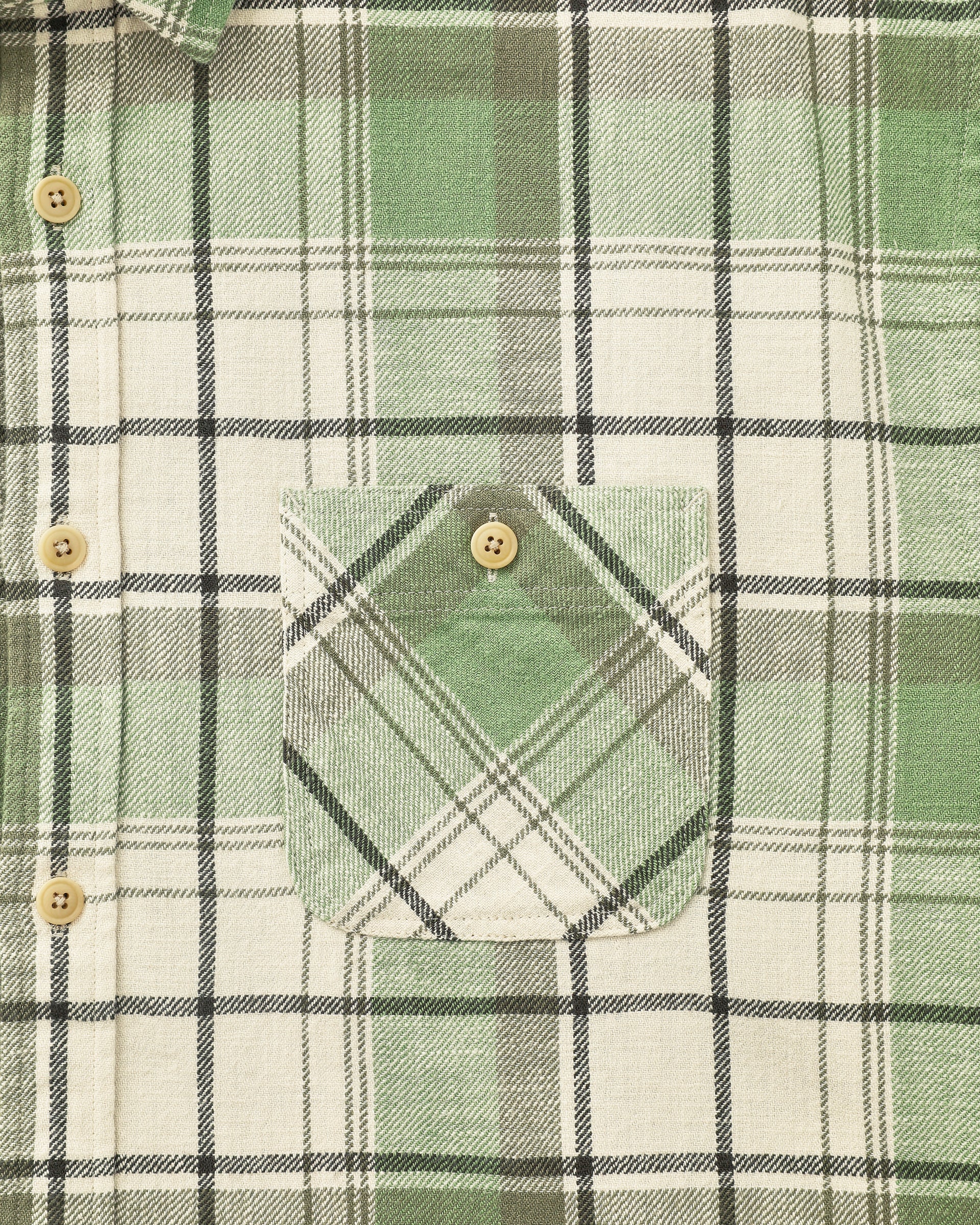 Khakis - Trucker Plaid Shirt (Grass) product image 3 | TRAB K-Fashion Australia