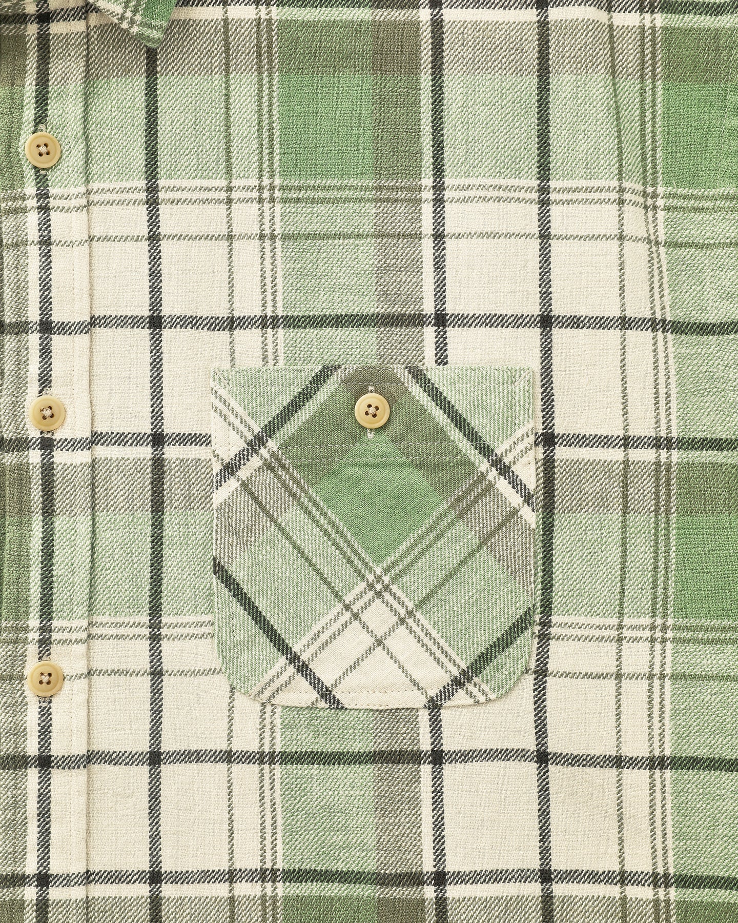 Khakis - Trucker Plaid Shirt (Grass) product image 3 | TRAB K-Fashion Australia
