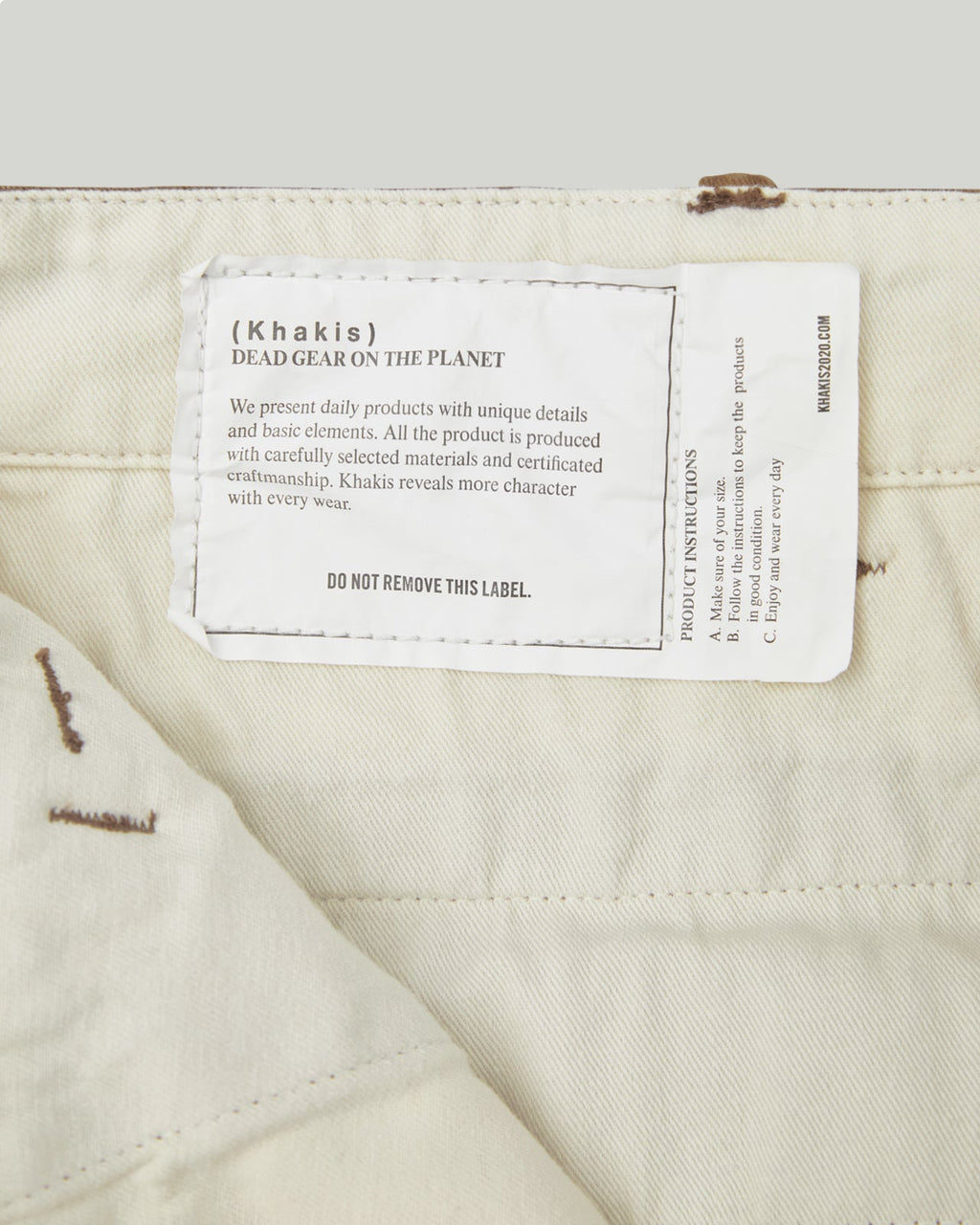Khakis - Washed Chino Pant (Brown) product image 5 | TRAB K-Fashion Australia