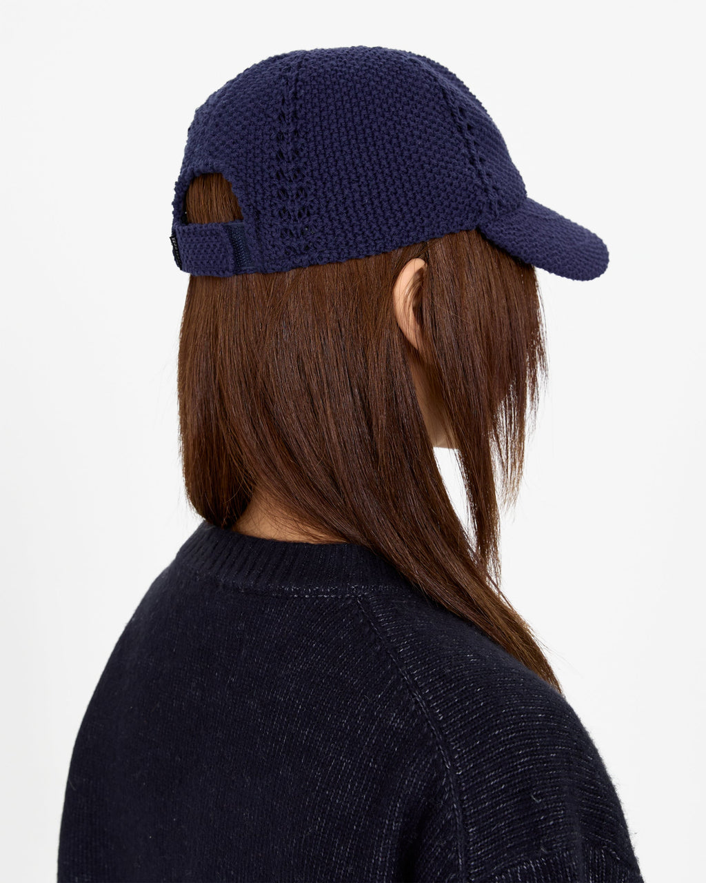 yeseyesee - Knit Baseball Cap (Navy) product image 9 | TRAB K-Fashion Australia