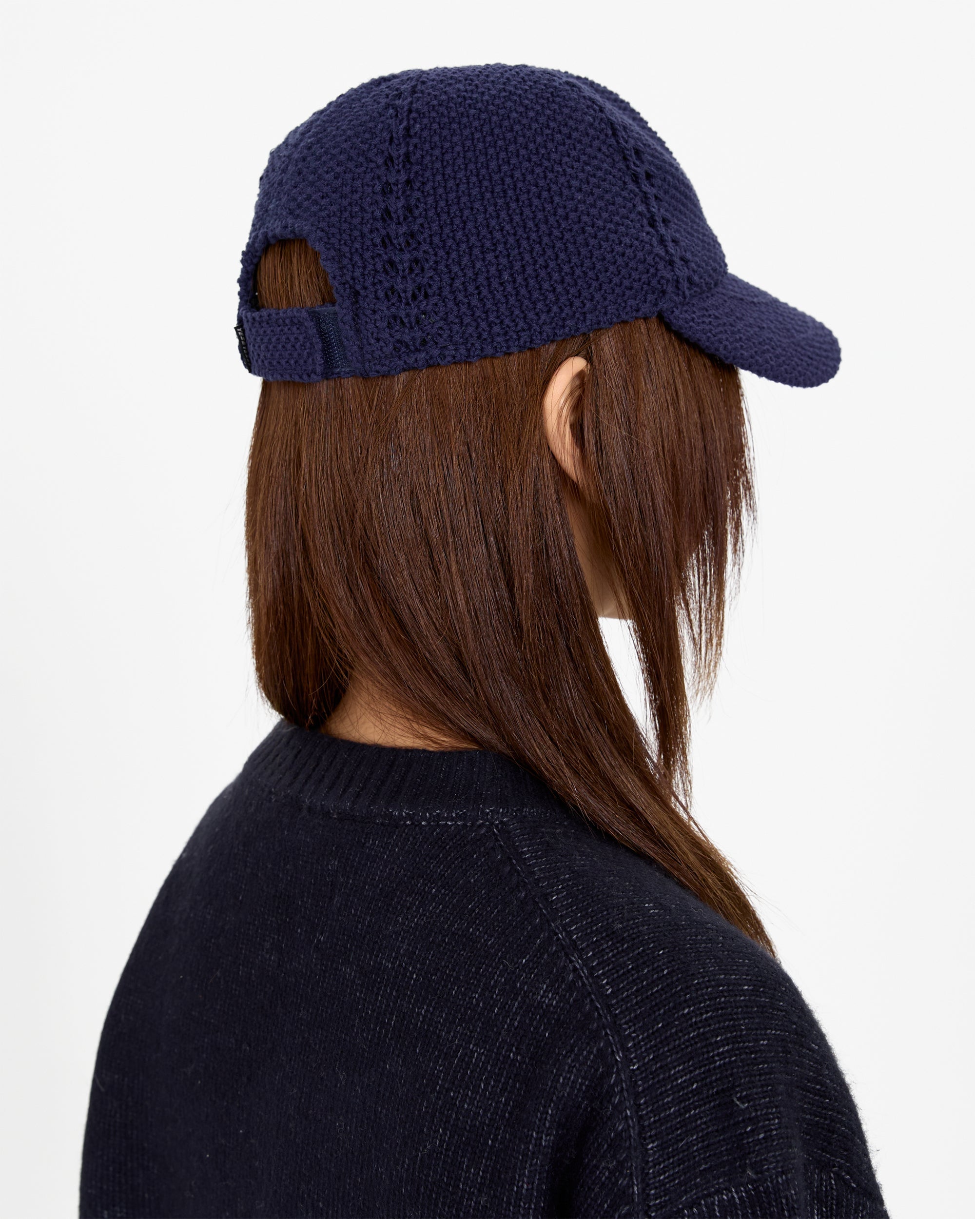 yeseyesee - Knit Baseball Cap (Navy) product image 9 | TRAB K-Fashion Australia