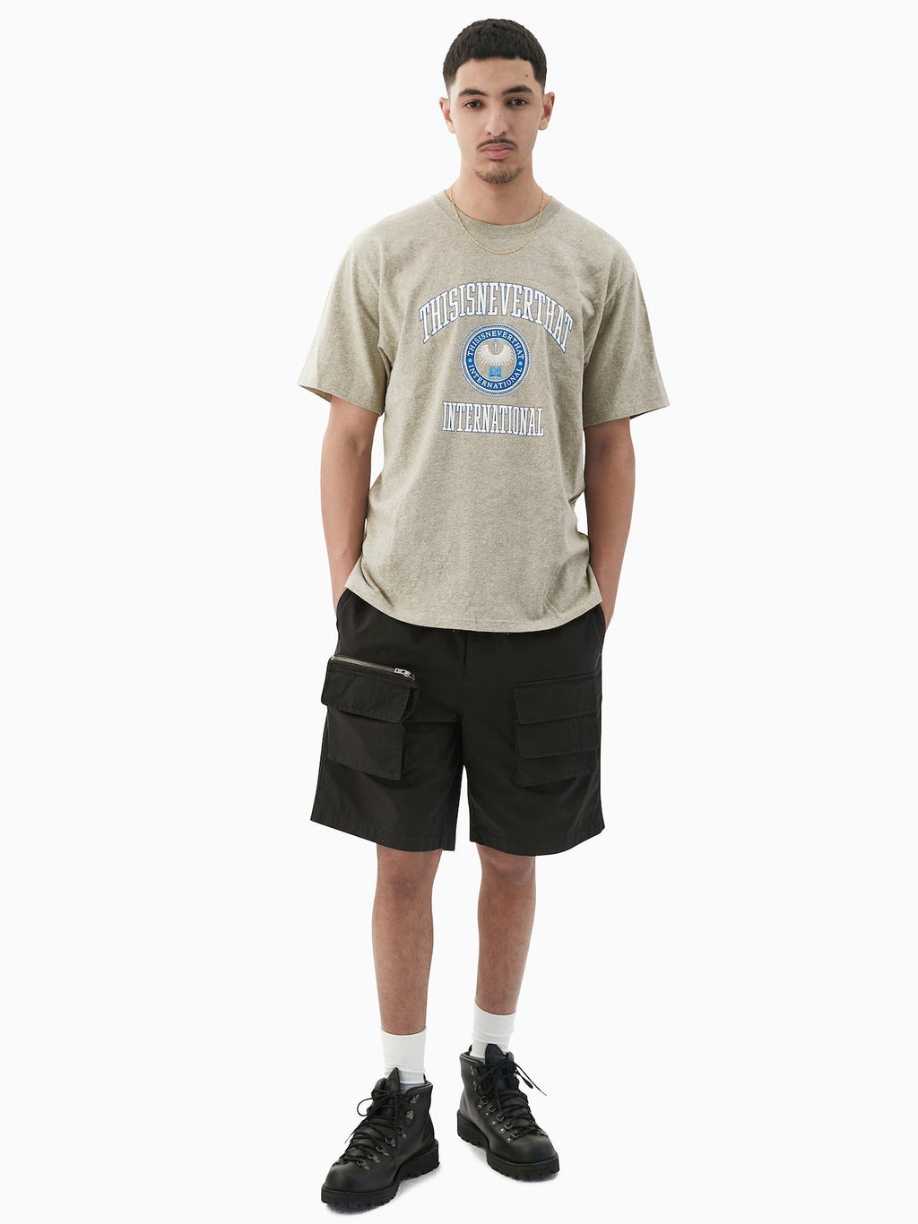 thisisneverthat - L-Logo Flight Short (Black) product image 7 | TRAB K-Fashion Australia