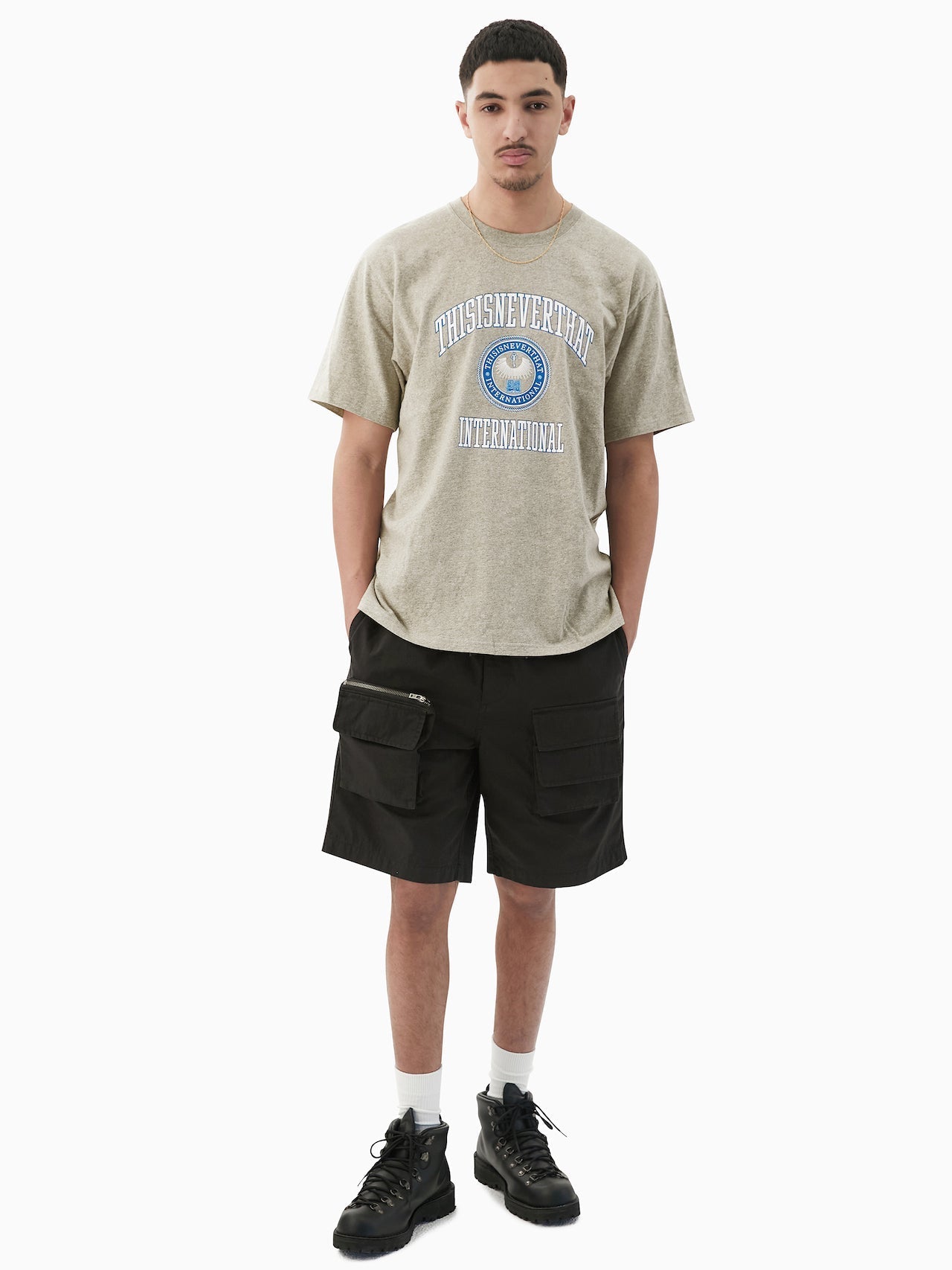 thisisneverthat - L-Logo Flight Short (Black) product image 7 | TRAB K-Fashion Australia