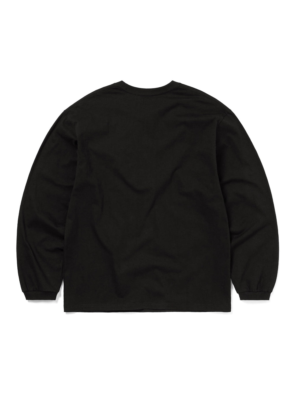 thisisneverthat - L-Logo Pocket L/S Tee Heather (Black) product image 3 | TRAB K-Fashion Australia