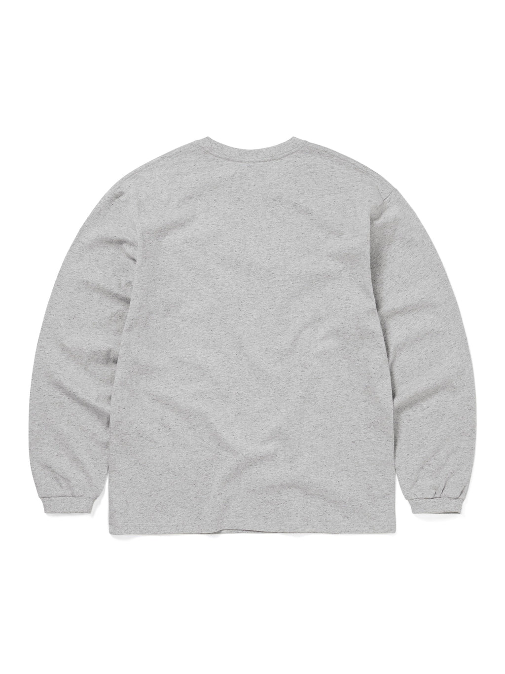 thisisneverthat - L-Logo Pocket L/S Tee (Heather Grey) product image 3 | TRAB K-Fashion Australia