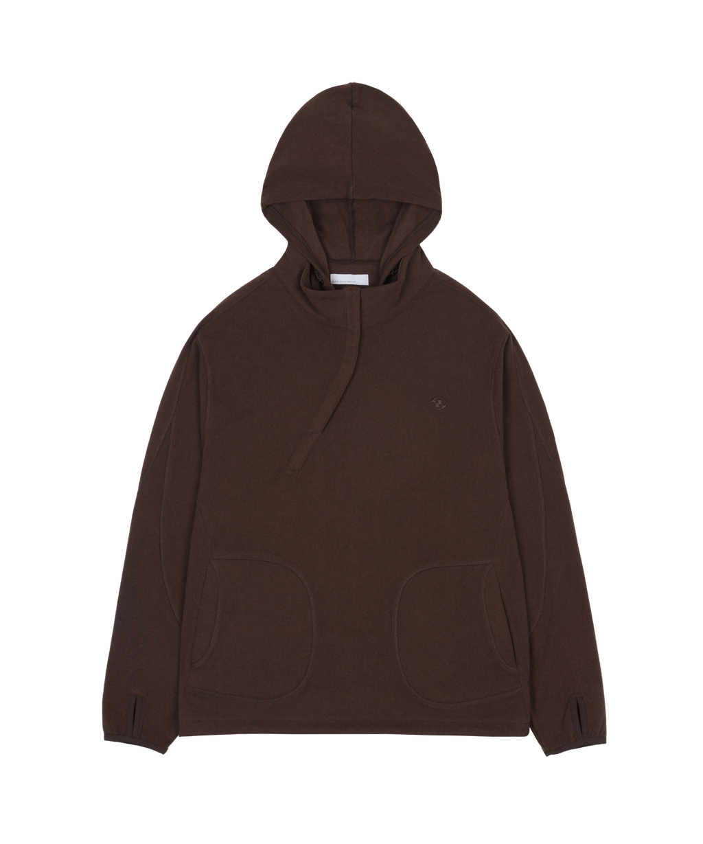 San San Gear - Layered Hoodie (Brown) product image 1 | TRAB K-Fashion Australia