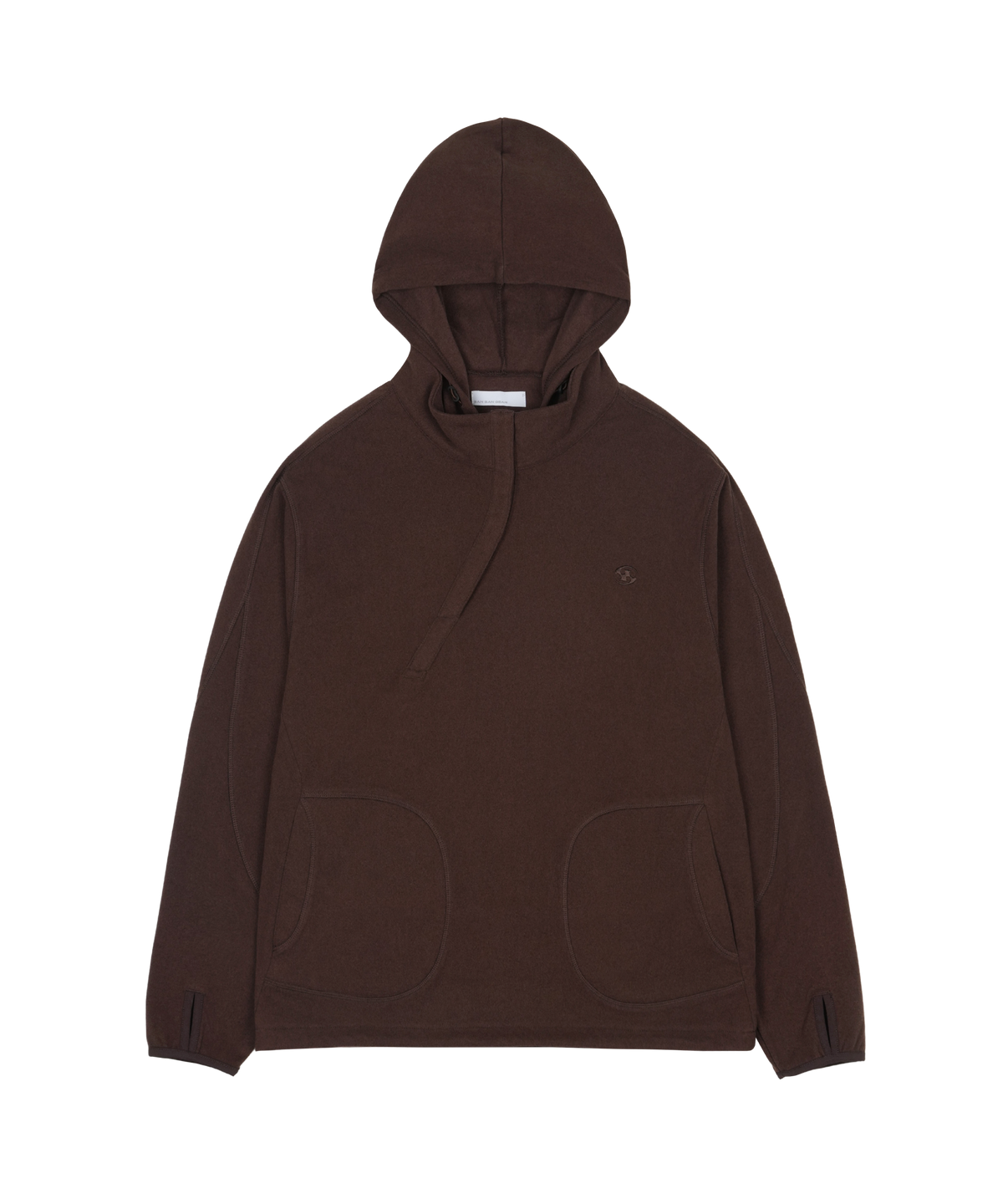 San San Gear - Layered Hoodie (Brown) product image 1 | TRAB K-Fashion Australia