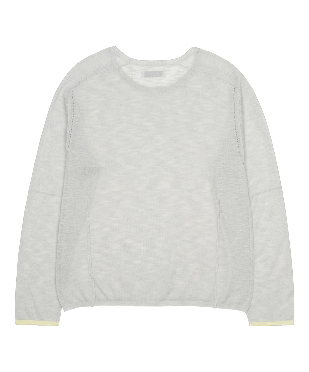 San San Gear - Layered Knit (Light Grey) product image 2 | TRAB K-Fashion Australia