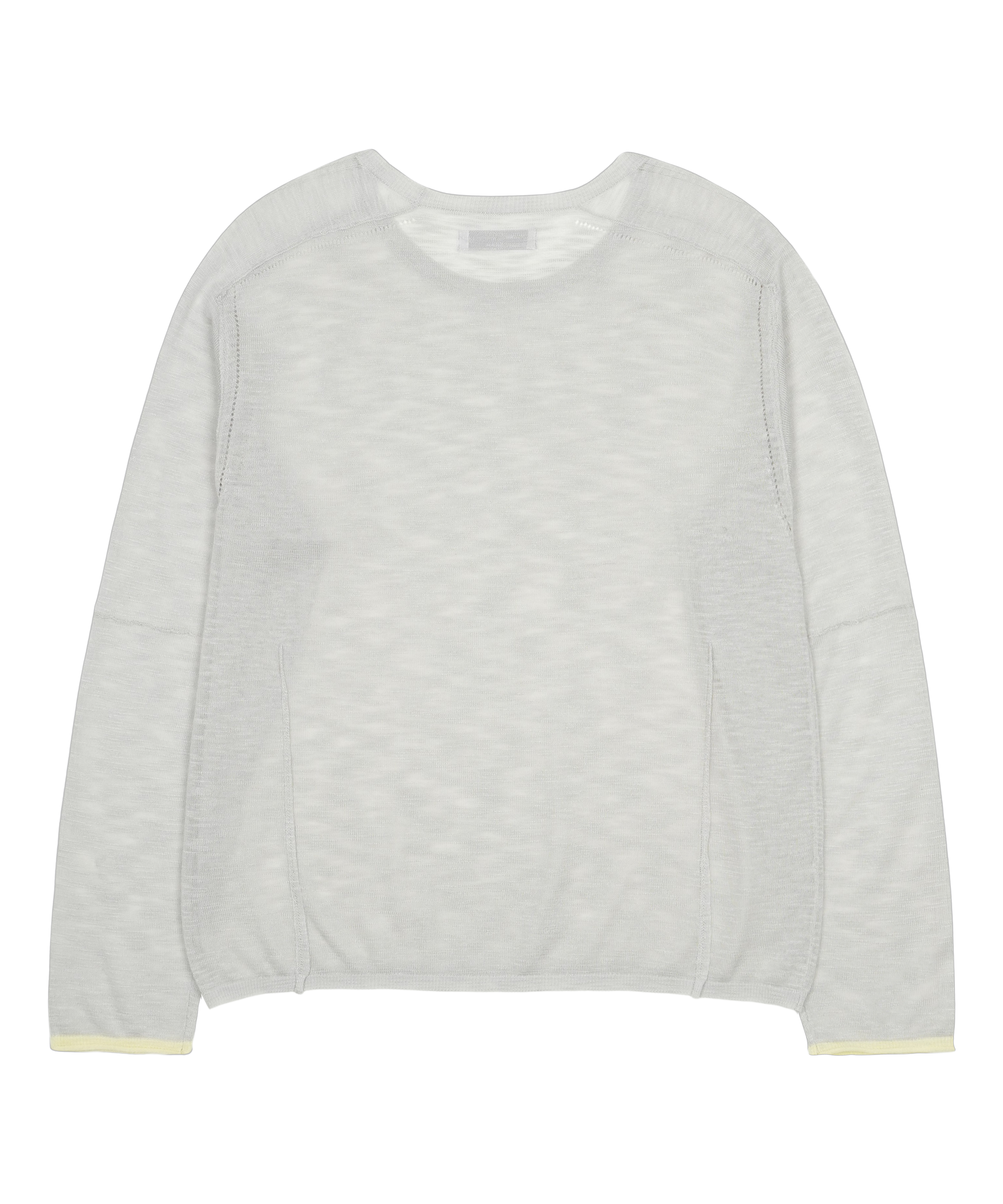 San San Gear - Layered Knit (Light Grey) product image 2 | TRAB K-Fashion Australia