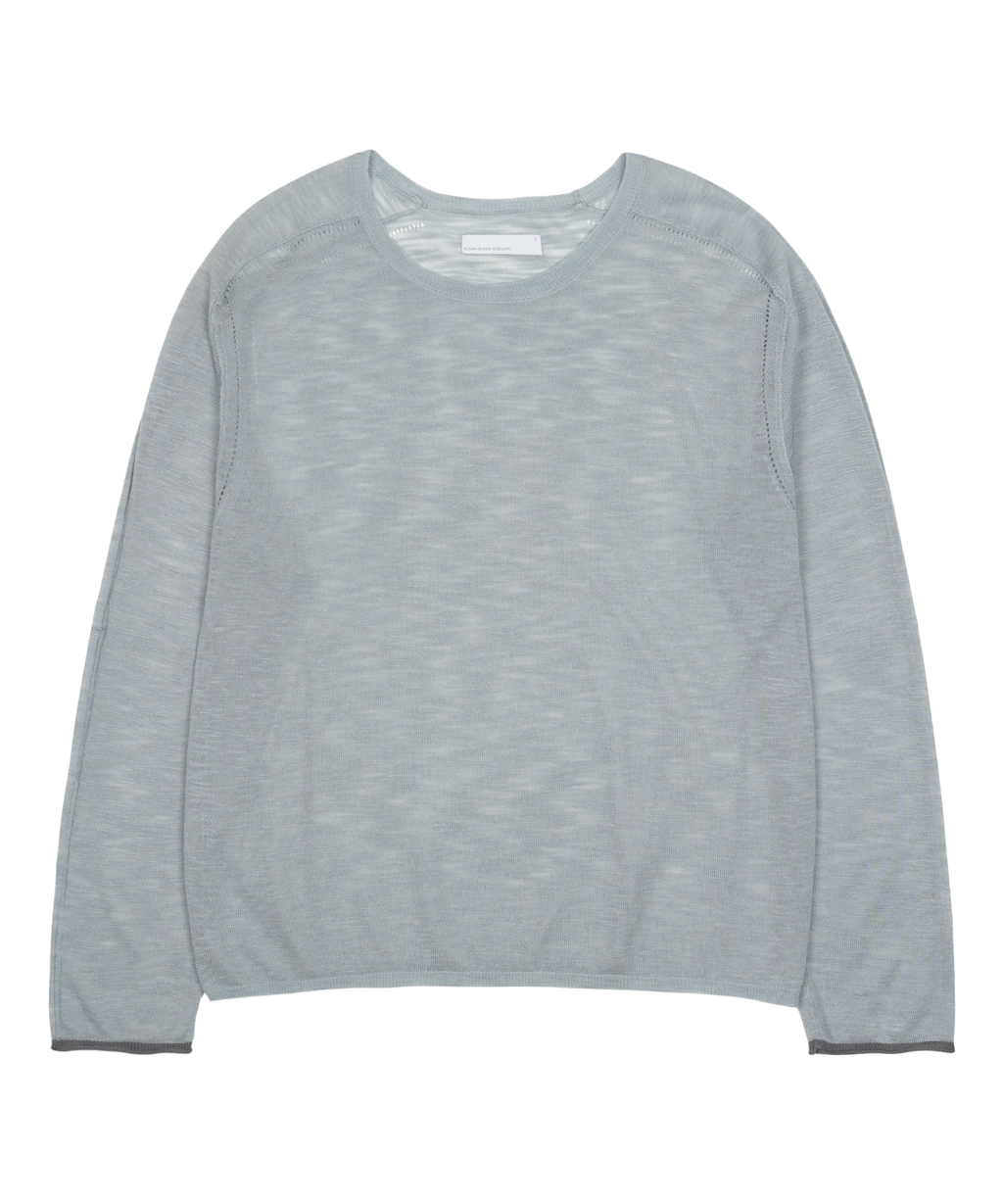 San San Gear - Layered Knit (Sky Blue) product image 1 | TRAB K-Fashion Australia