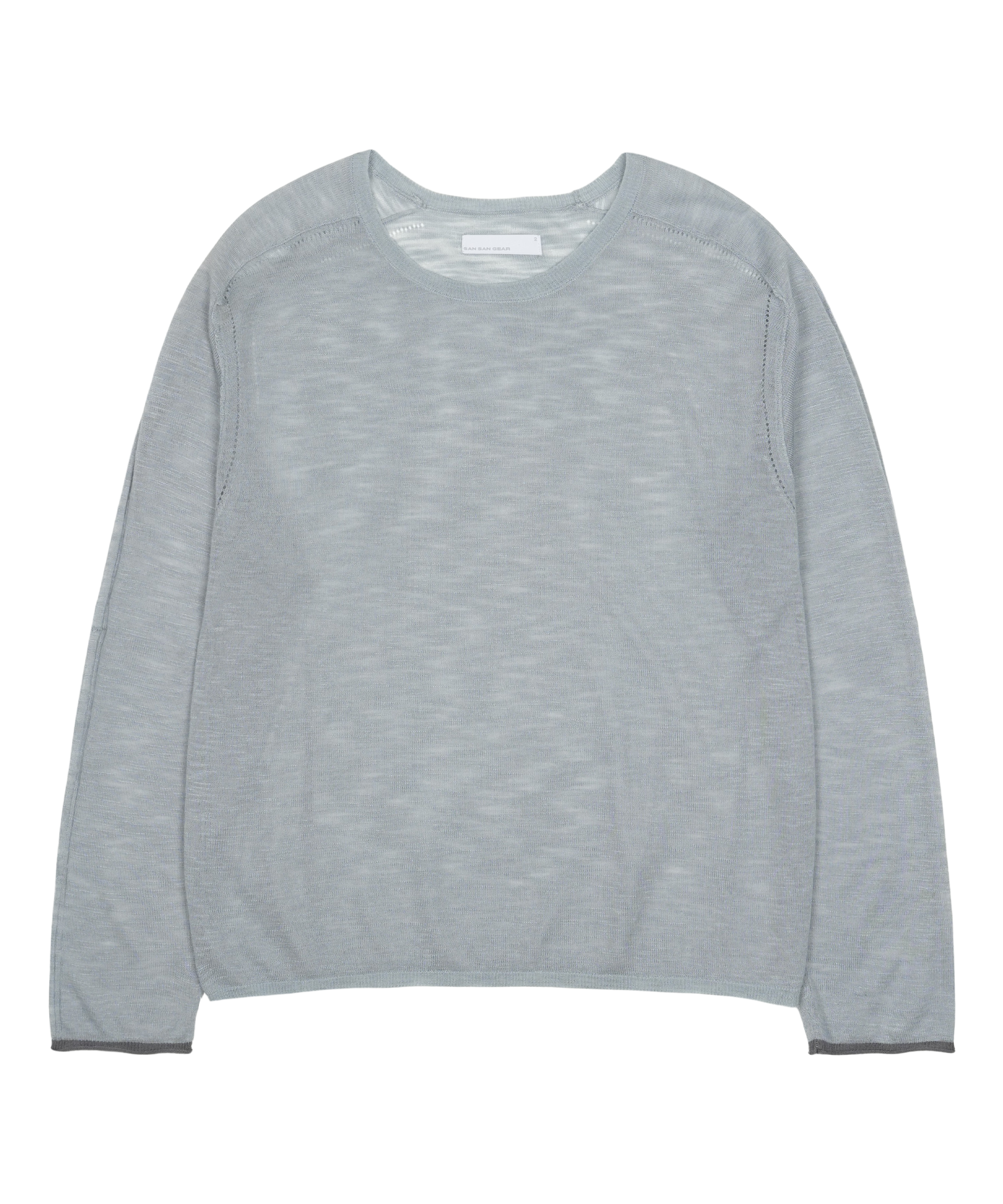 San San Gear - Layered Knit (Sky Blue) product image 1 | TRAB K-Fashion Australia