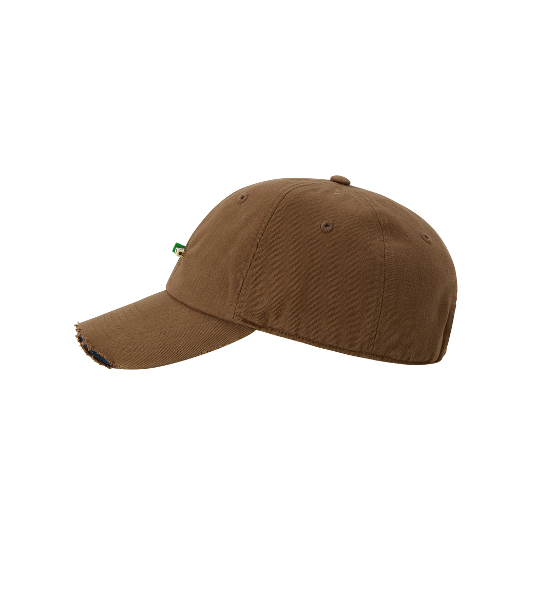 Llege - Cube Logo Destroyed Ball Cap (Brown) product image 3 | TRAB K-Fashion Australia