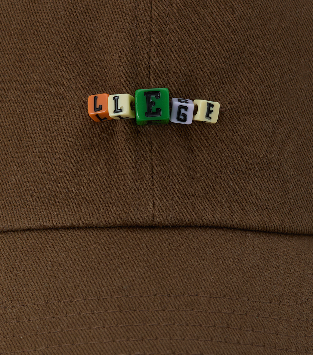 Llege - Cube Logo Destroyed Ball Cap (Brown) product image 5 | TRAB K-Fashion Australia