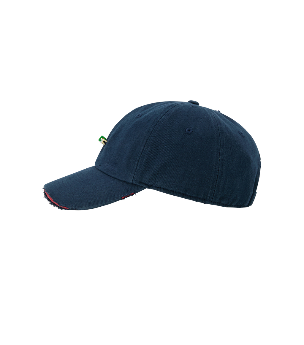 Llege - Cube Logo Destroyed Ball Cap (Navy) product image 3 | TRAB K-Fashion Australia